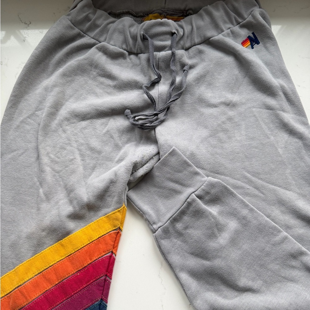Aviator Nation Gray Jogger Sweatpants